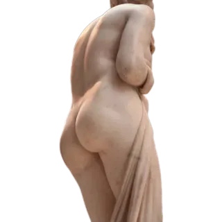 🍑 nude, figure, buttocks, exposed telegram sticker
