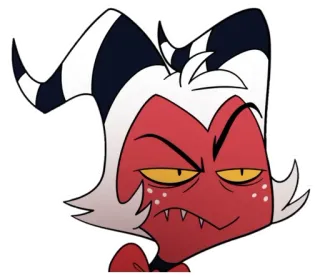 😑 Moxxie Helluva Boss Helluva Boss, Мокси, мультфильм, бес, анимация telegram sticker