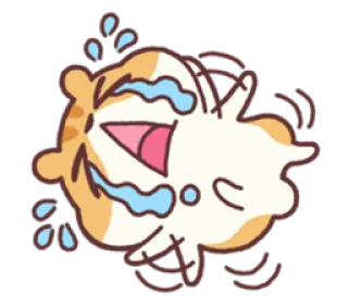 😭 哭, 猫, 悲伤, 情绪, 卡通, 眼泪, 表情符号, 动物 telegram sticker