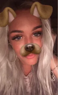 ☁️ filter chó, selfie, phụ nữ, cô gái, gương mặt, chân dung, vẻ đẹp telegram sticker