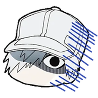 🩸 Neutrophil Cells at Work! Anime, Personnage, Globule Blanc, Les Brigades Immunitaires, Neutrophile, Chapeau, Anticorps, Infection telegram sticker