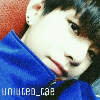 ☁ uniuted_tae whatsapp sticker