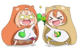 👯 Anime, Chibi, Lindo, Oso, Personajes, Dibujos animados telegram sticker