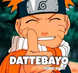 👍 Naruto Uzumaki Naruto DATTEBAYO Naruto, Anime, Manga, Dattebayo, Uzumaki, Cartoon, Charakter whatsapp sticker