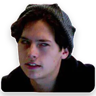 🤨 Jughead Jones Riverdale serie de TV, drama adolescente, Jughead, Cole Sprouse, Riverdale telegram sticker