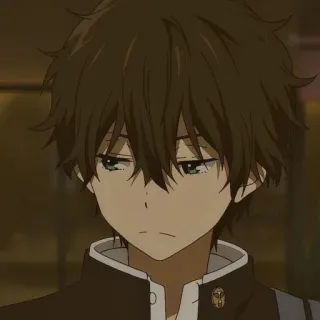 🥢 Houtarou Oreki Hyouka Anime, Personaggio, Ritratto, Maschio, Hyouka telegram sticker