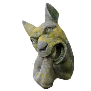 🤔 gargoyle, sculpture, stone, creature, mythical, monster, architecture telegram sticker