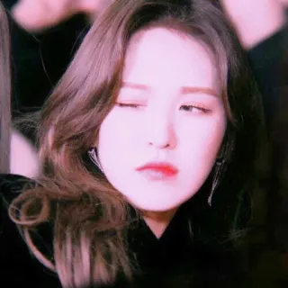 🐚 femme, personne, célébrité, portrait, Red Velvet, Wendy whatsapp sticker