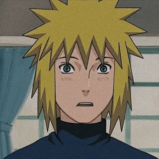 🥀 Minato Namikaze Naruto Anime, Naruto, Minato, Minato Namikaze, Pelo Amarillo, Hokage telegram sticker