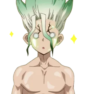 😯 Senku Ishigami Dr. Stone Anime, Charakter, Dr. Stone, Senku Ishigami telegram sticker