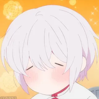 🩸 @HAWKS anime, cute, blush, animated whatsapp sticker