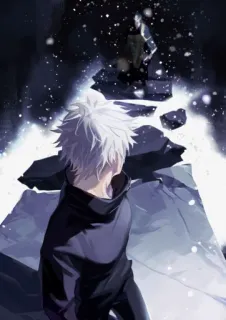 🙂 Gojo Satoru Jujutsu Kaisen anime, gojo, satoru, jujutsu, kaisen whatsapp sticker