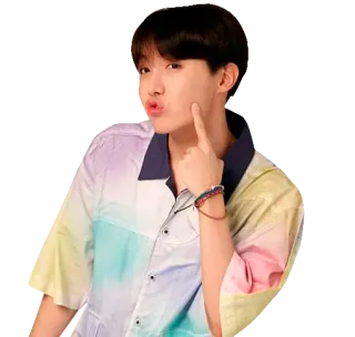 😗 J-Hope K-Pop, BTS, Idol, Sänger, Promi, J-Hope, Person, männlich telegram sticker