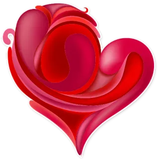 ❤️ heart, love, valentines day, red, symbol, romance telegram sticker