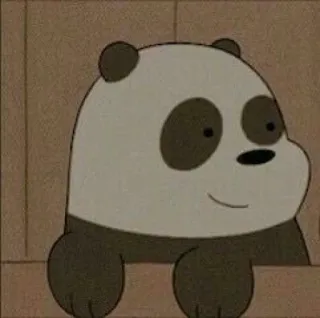 ✨ Panda We Bare Bears Dibujo animado, Panda, Somos osos, Personaje, Animal telegram sticker