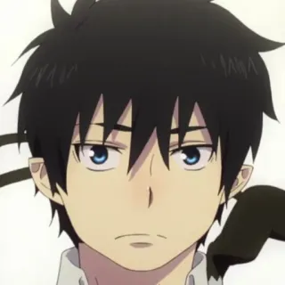 ☁️ Rin Okumura Blue Exorcist Anime, Blue Exorcist, Rin Okumura, Charakter, Animation telegram sticker