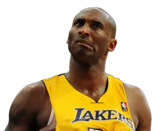 😟 Kobe Bryant 농구, 운동선수, 레이커스, 코비, NBA telegram sticker