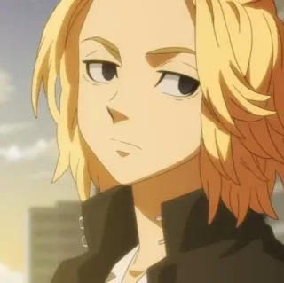 ⛓ Mikey Tokyo Revengers anime, manga, Tokyo Revengers, Mikey, character, blonde, gang telegram sticker