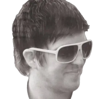😤 man, sunglasses, person, portrait, style, fashion telegram sticker