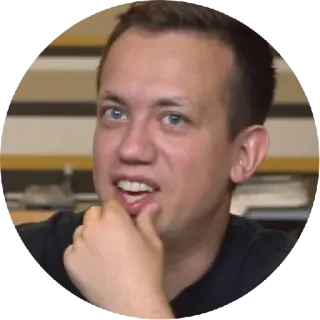 🤔 男人, 人, 肖像, 头像 telegram sticker