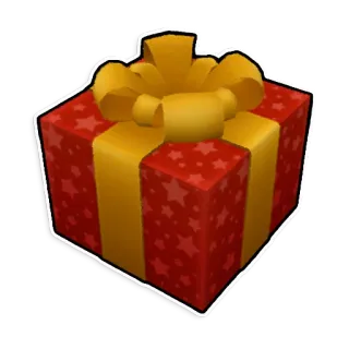 🎁 prezent, podarunek, pudełko, wstążka, czerwony, świąteczny telegram sticker