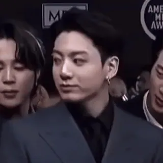 🗡 Jungkook Kpop, BTS, Música, Cantante, Entrega de premios telegram sticker