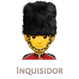 💂‍♂ INQUISITOR Emoji, Inquisitore, Soldato, Cappello, Uniforme telegram sticker