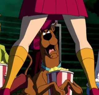 😠 Scooby Doo cartoon, dog, scooby doo, mystery telegram sticker