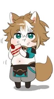 🌟 Kartun, Lucu, Binatang, Karakter, Kue, Makanan telegram sticker