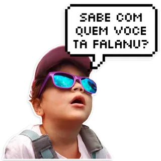 😡 SABE COM QUEM VOCE TA FALANU? telegram sticker