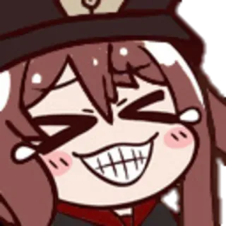 🌸 Hu Tao Genshin Impact Anime, Personaggio, Gioco, Hu Tao, Carino, Malizioso telegram sticker