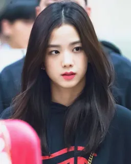 😐 Jisoo kpop, penyanyi, selebriti, asia, wanita, potret telegram sticker