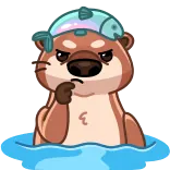 Hotter Otter telegram stickers
