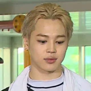 😐 Jimin K-pop, BTS, Jimin, Penyanyi, Idola, Korea, Boy band telegram sticker