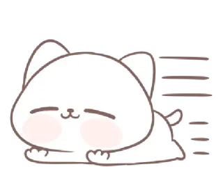 💨 gato, fofo, kawaii, animal, animal de estimação, adesivo whatsapp sticker