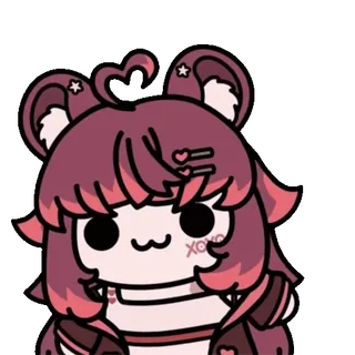 😊 Bao the Whale Virtual YouTuber XOXO telegram sticker