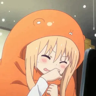 🍜 Umaru Himouto! Umaru-chan anime, umaru, cute, kawaii, himouto umaru chan, crying telegram sticker