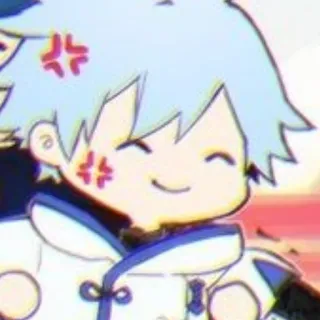 🤬 anime, cartoon, chibi, angry telegram sticker