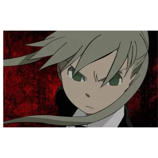 😒 Maka Albarn Soul Eater Anime, Manga, Soul Eater, Maka Albarn, Personaje, Dibujo animado whatsapp sticker