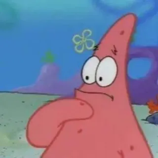 🍨 Patrick Star Spongebob Squarepants Cartone animato, Spongebob, Patrick, Stella, Arrabbiato, Divertente telegram sticker