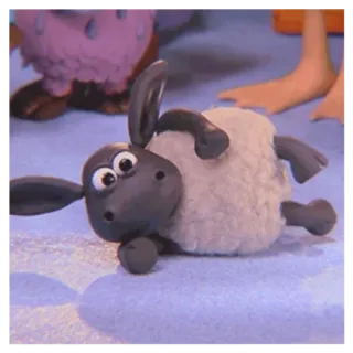 🐑 Shaun the Sheep mouton, dessin animé, Shaun, personnage, animation en pâte à modeler, animal telegram sticker