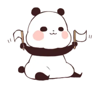 Yururin Panda 1 & 2 telegram stickers