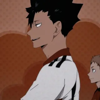 🌟 Kuroo Tetsurou Haikyuu!! anime, haikyuu, kuroo, tetsurou, volleyball, nekoma telegram sticker
