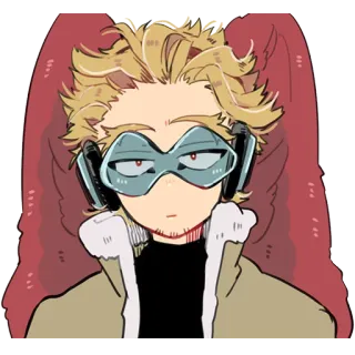 😐 Hawks My Hero Academia anime, hero, wings, manga, superhero whatsapp sticker