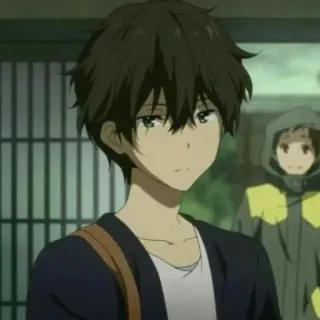 🎐 Houtarou Oreki Hyouka Anime, Ragazzo, Hyouka, Houtarou Oreki, Personaggio, Manga telegram sticker