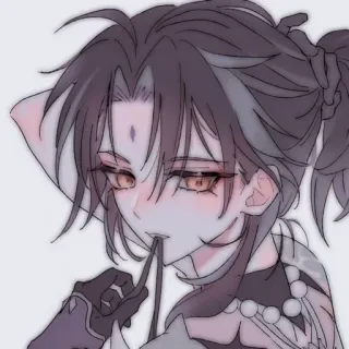 🌟 Xiao Genshin Impact Anime, Jogo, Xiao, Genshin Impact, Fanart, Personagem telegram sticker