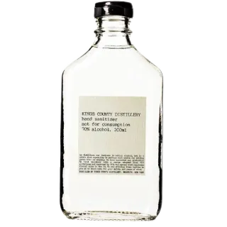 👍 KINGS COUNTY DISTILLERY hand sanitizer not for consumption 70% alcohol, 200ml telegram sticker