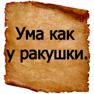 😕 Ума как у ракушки. telegram sticker