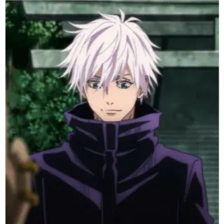 🙂 Gojo Satoru Jujutsu Kaisen Anime, Gojo, Jujutsu Kaisen, Cheveux Blancs, Manga, Gojo Satoru telegram sticker