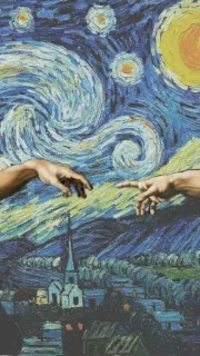 Van Gogh & Co. telegram stickers
